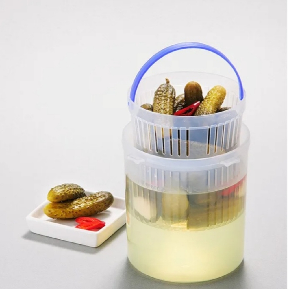 Lock & Lock Pickle Strainer Keeper Container - Picture 9 of 12